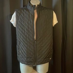 Zelos Men’s black vest size XL zip up